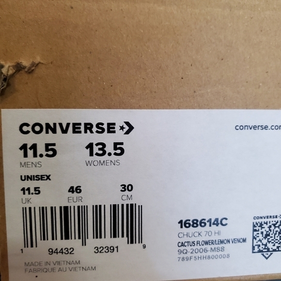 New Converse Chuck 70 Renew Hi 'Cactus Flower' - Picture 9 of 9